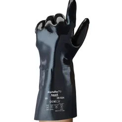 Ansell Safety Shoes|Work Outerwear<Alphatec 14'' Neoprene Coated Glove Black