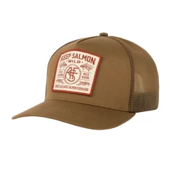 Hooké Waders And Wading Boots|Fishing Shirts And T-Shirts<ASF Cap with Curved Brim Leather Brown