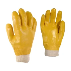 10/4 Job Safety Equipment|Safety Shoes<Flannel-lined PVC Gloves Yellow
