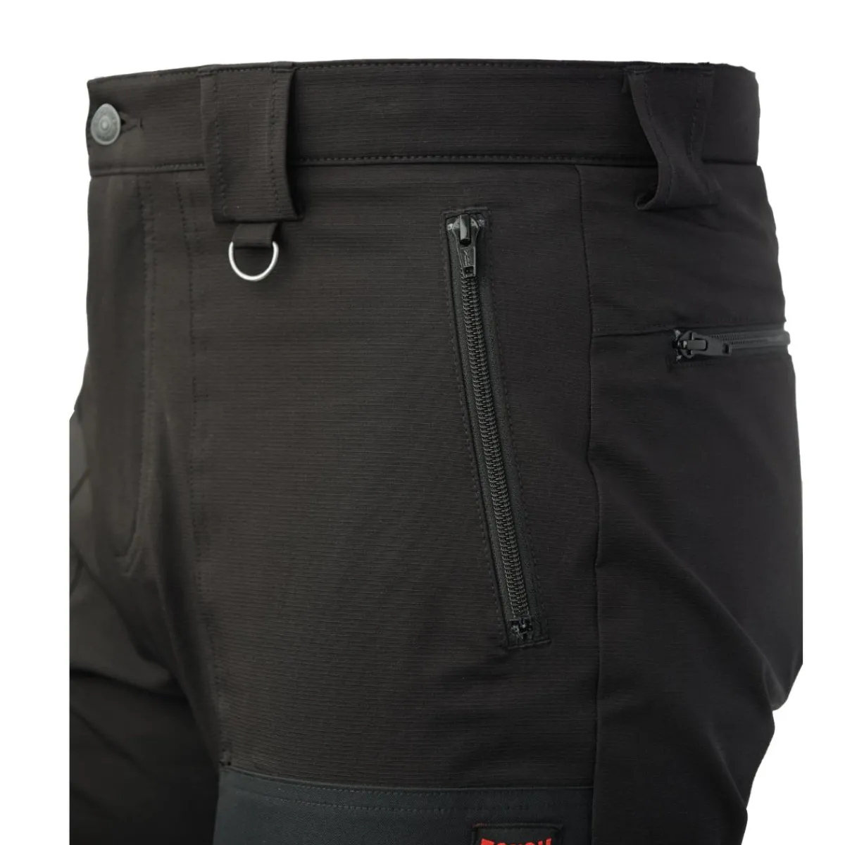 Tough Duck Safety Shoes|Work Outerwear<Free Flex Jogger with Tapered Leg Black