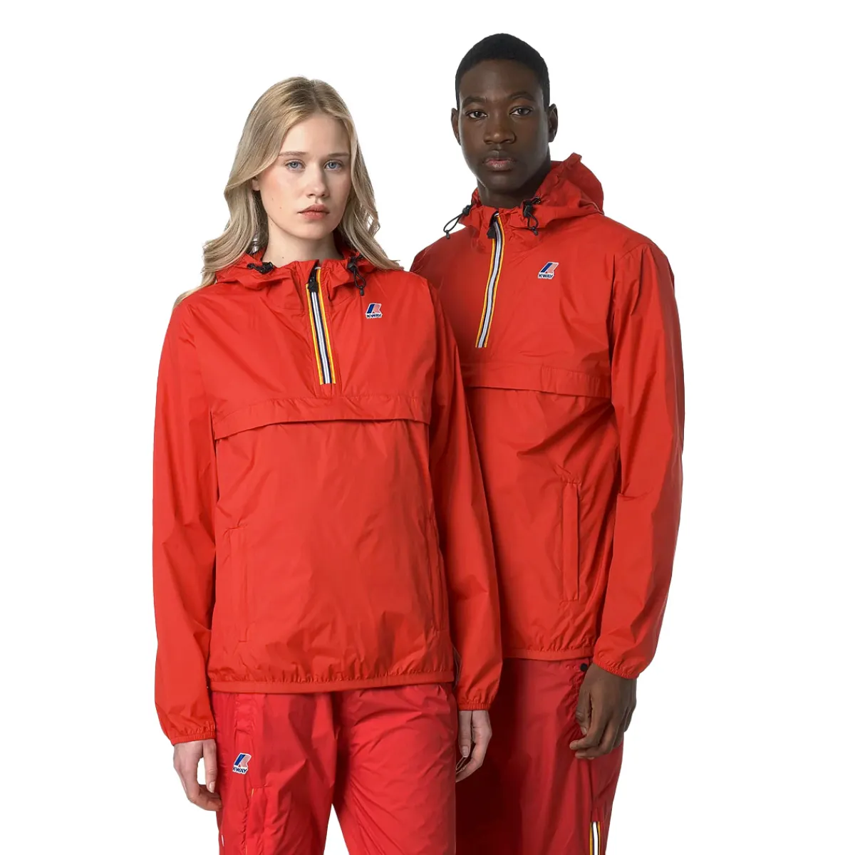 K-Way Insulated Jackets|Windbreaker Jackets<Le Vrai 4.0 Leon Unisex Rain Jacket