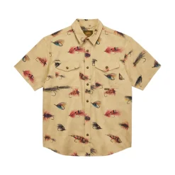Men's Atlantic Salmon Flies Short Sleeve Shirt