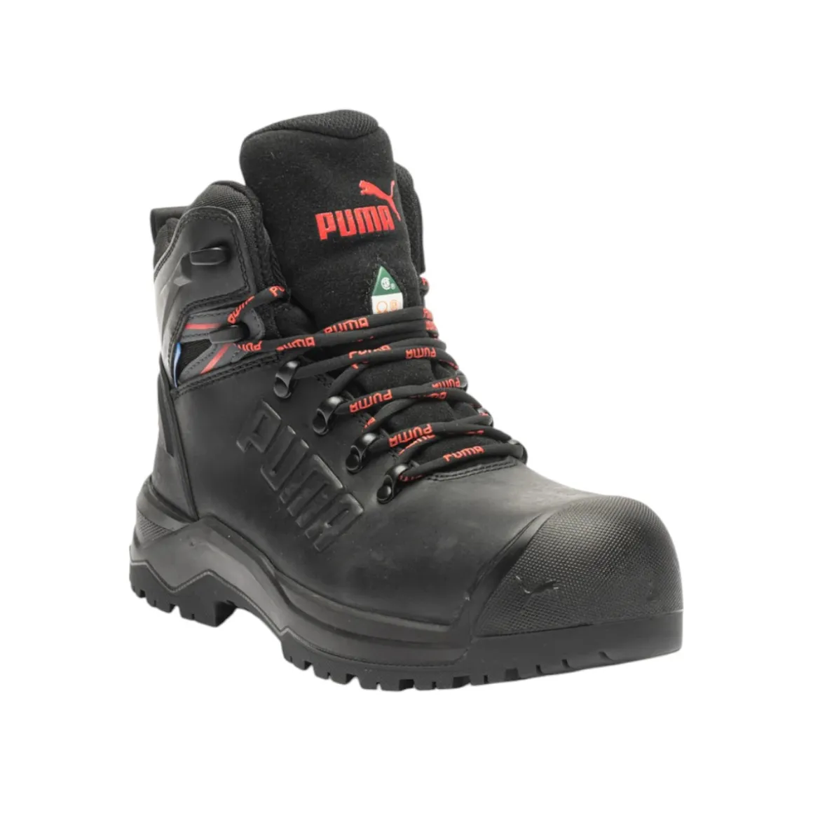 Men's Iron Black Work Boots with Composite Toecap
