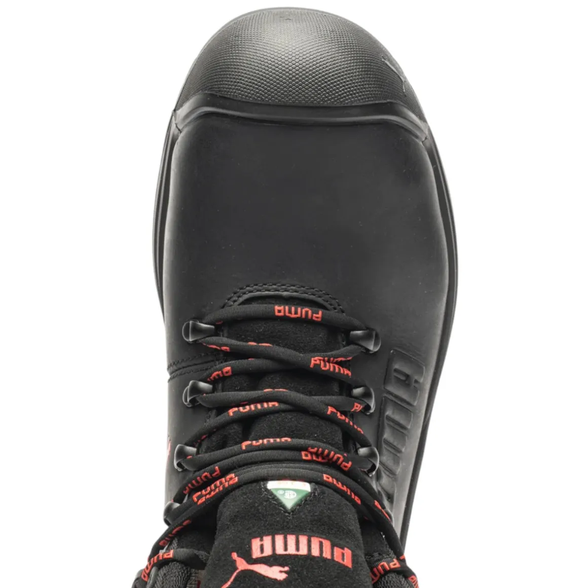 Men's Iron Black Work Boots with Composite Toecap