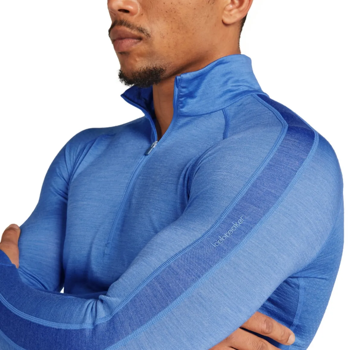 Men's Merino Blend 125 ZoneKnit Long Sleeve Half Zip Thermal Top