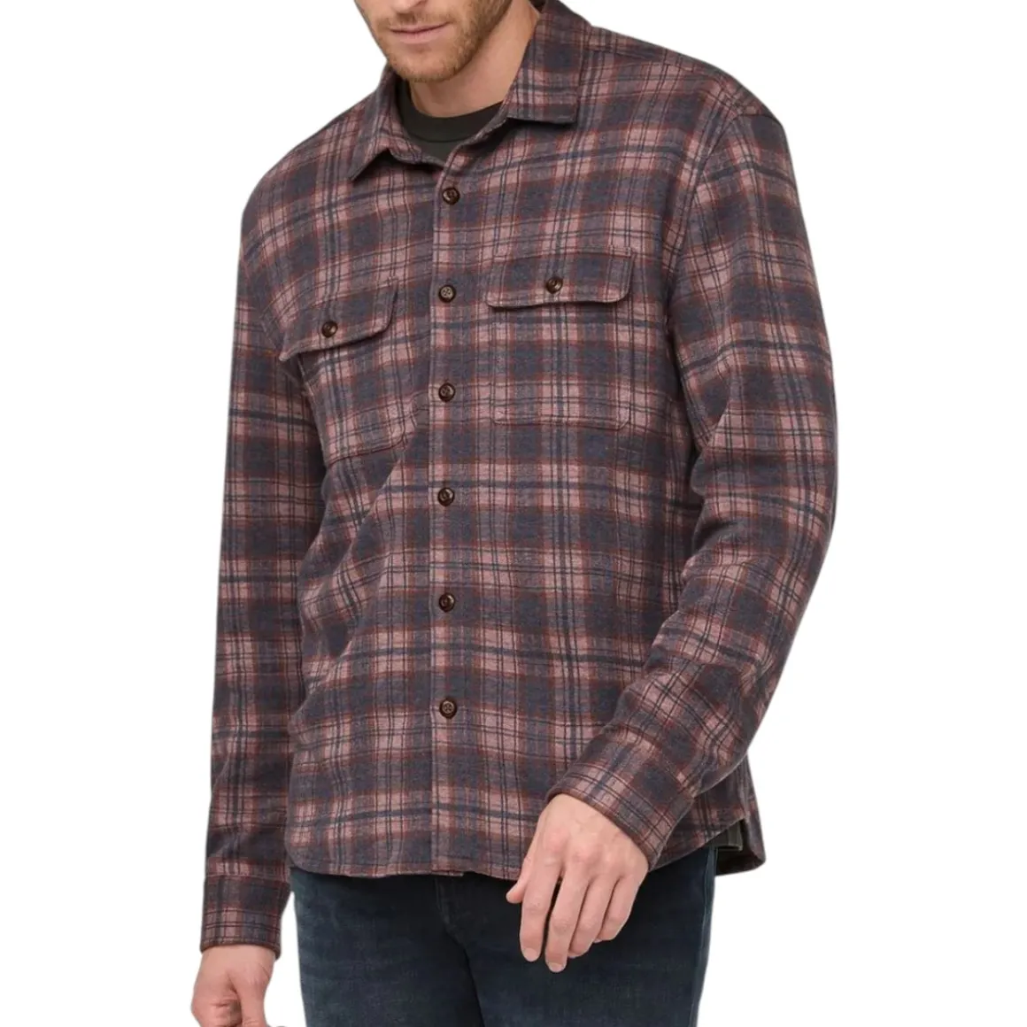 Men's Performance Flannel Button Down Shirt
