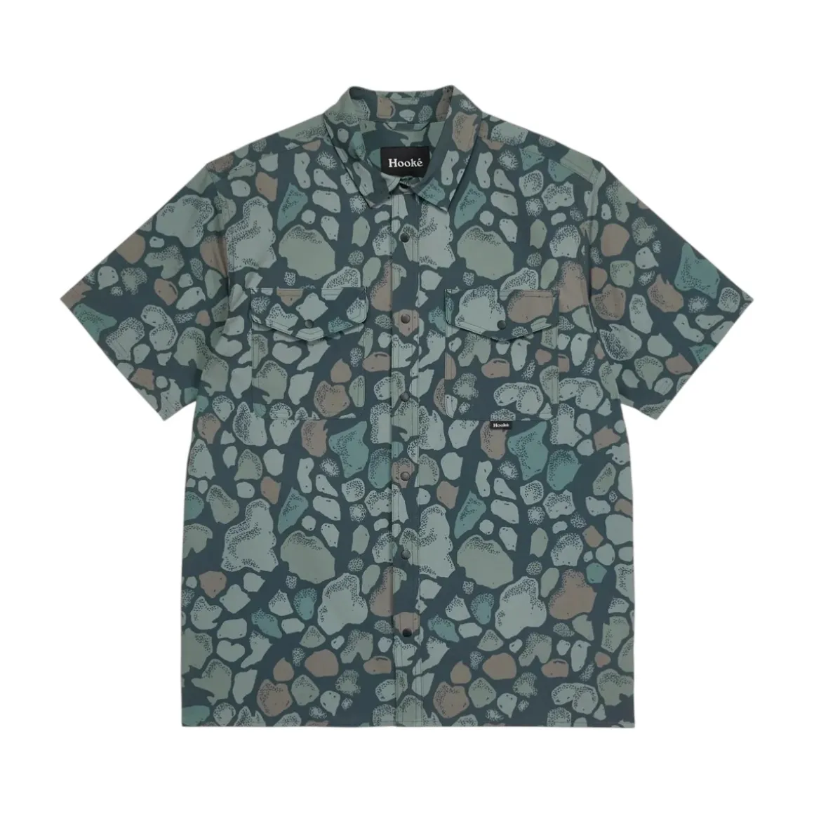 Men's River Camo Short Sleeve Shirt