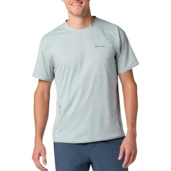 Marmot Shirts|Swimwear<Men's AirExchange UPF 50 Short-Sleeve Crew Boulder Crack Frequency