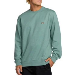 Billabong Shirts|Swimwear<Men's All Day Crewneck Sweatshirt Sea Green