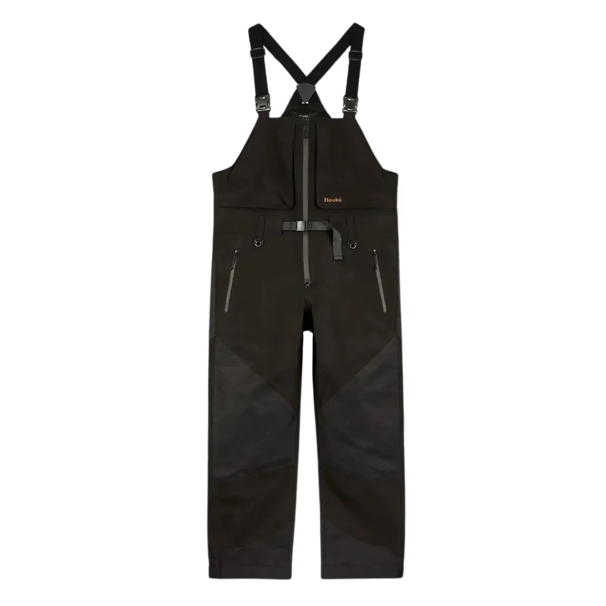 Hooké Waders And Wading Boots|Fishing Shirts And T-Shirts<Men's All-Terrain Waterproof Bib Black