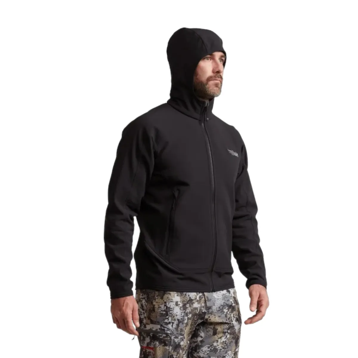 Sitka Shirts And Sweaters|Vests And Accessories<Men's Alpha Fleece Hooded Jacket |Black
