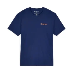 Simms Waders And Wading Boots|Fishing Shirts And T-Shirts<Men's Bass Ruler T-Shirt Navy