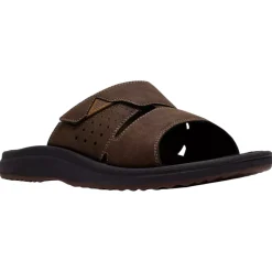 Clarks Casual Shoes|Sandals And Mules<Men's Breeze Slide Sandals Dark Brown