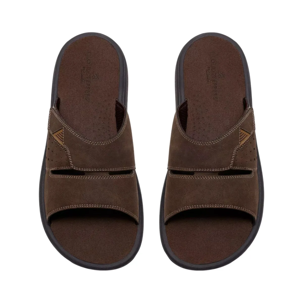 Clarks Casual Shoes|Sandals And Mules<Men's Breeze Slide Sandals Dark Brown
