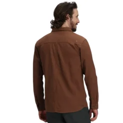 Royal Robbins Shirts|Swimwear<Men's Bristol Long Sleeve Shirt Saddle