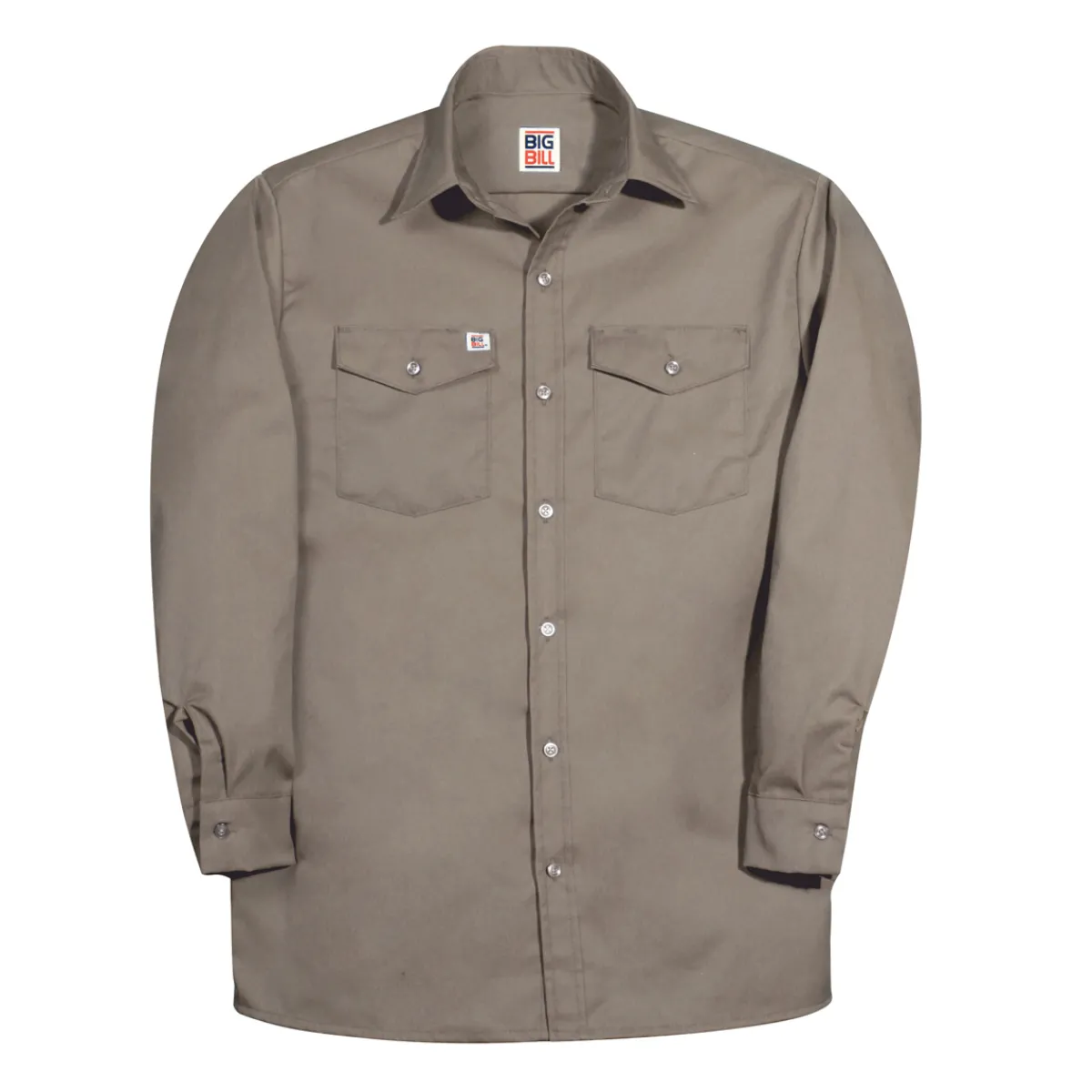 Big Bill Safety Shoes|Work Outerwear<Men's Button-Up Long Sleeve Work Shirt 147