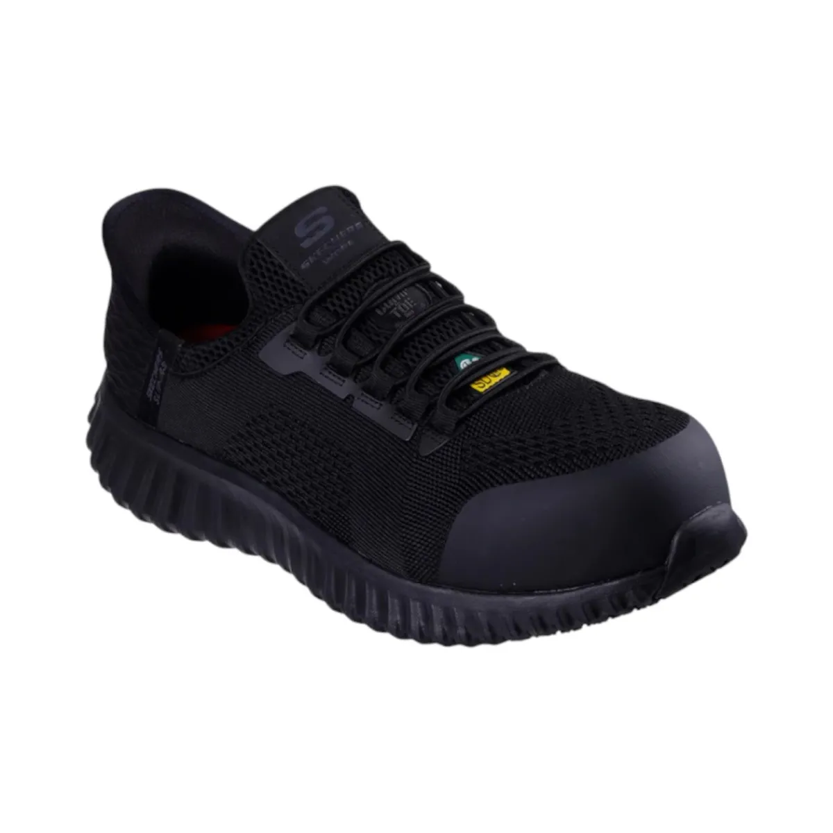 Skechers Safety Shoes|Work Outerwear<Men's CA Cicades Safety Shoes Black