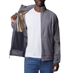 Columbia Insulated Jackets|Windbreaker Jackets<Men's Canyon Meadows Softshell Jacket City Grey