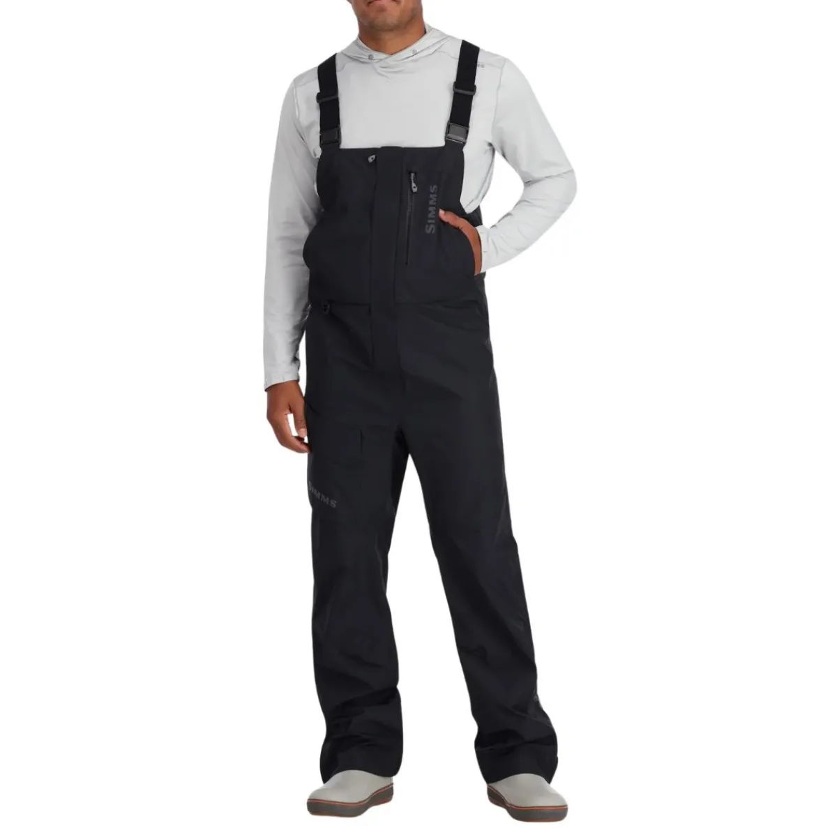 Simms Waders And Wading Boots|Fishing Shirts And T-Shirts<Men's Challenger Fishing Bib Black