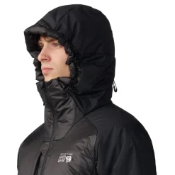Mountain Hardwear Insulated Jackets|Windbreaker Jackets<Men's Compressor Alpine Hooded Jacket Black