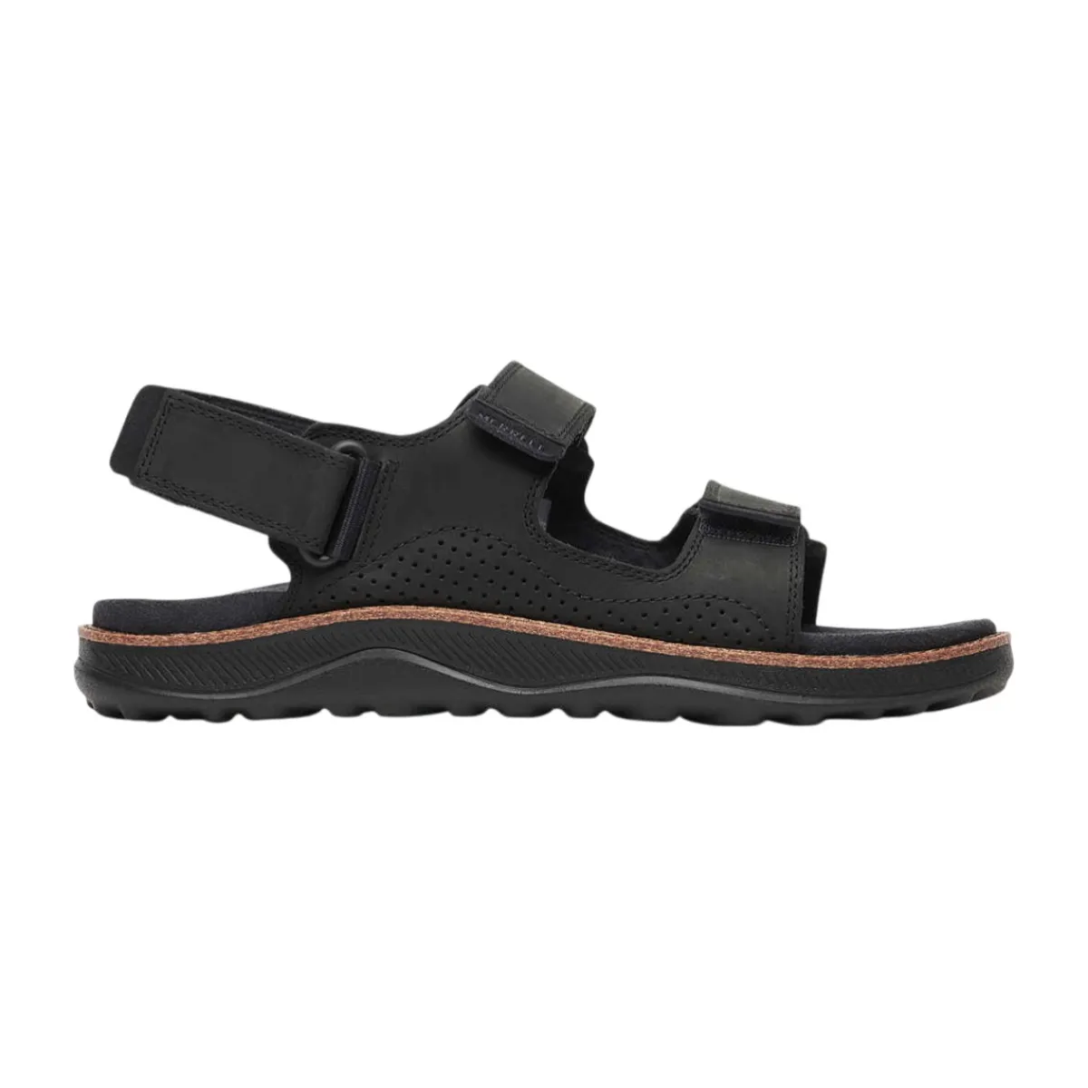 Merrell Casual Shoes|Sandals And Mules<Men's Cove Leather Backstrap Sandals Black