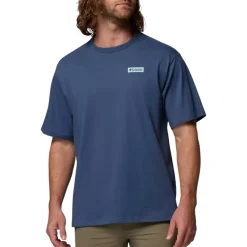 Columbia Shirts|Swimwear<Men's CSC™ Heavyweight Iconic T-Shirt Dark Mountain, Repeated Peaks