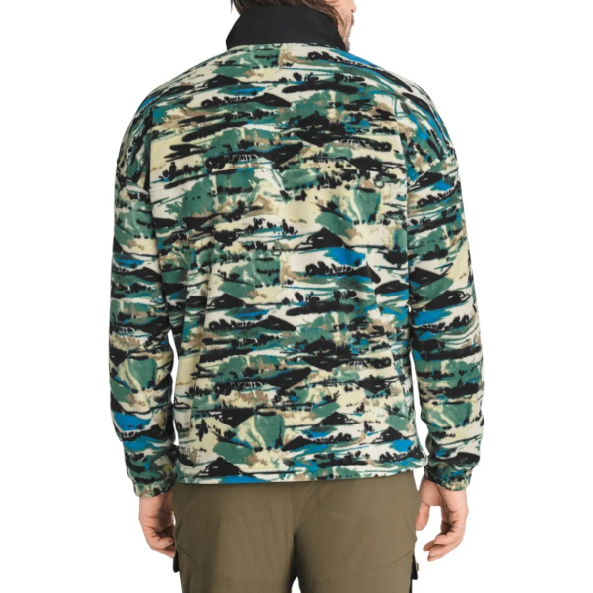 Chlorophylle Shirts|Swimwear<Men's Denali Fleece Half-Zip Sweater Jungle green Valley