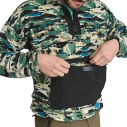 Chlorophylle Shirts|Swimwear<Men's Denali Fleece Half-Zip Sweater Jungle green Valley