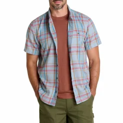 Toad and Co. Shirts|Swimwear<Men's Eddy Short Sleeve Shirt Glacier