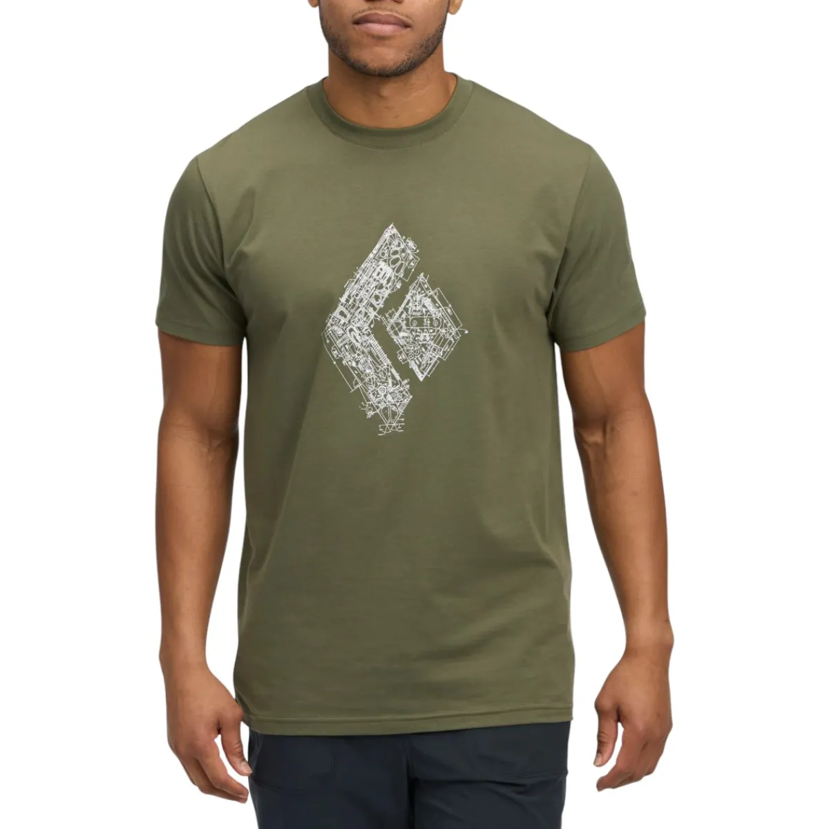 Black Diamond Equipment Shirts|Swimwear<Men's Engineered Diamond Short Sleeve T-Shirt