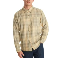 Marmot Shirts|Swimwear<Men's Fairfax Novelty Lightweight Flannel Shirt Light Oak