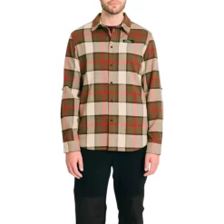 Chlorophylle Shirts|Swimwear<Men's Finnegan Plaid Shirt Kalamata