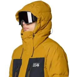 Mountain Hardwear Insulated Jackets|Windbreaker Jackets<Men's First Tracks™ Down Jacket Olive Gold / Black