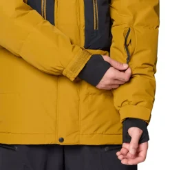 Mountain Hardwear Insulated Jackets|Windbreaker Jackets<Men's First Tracks™ Down Jacket Olive Gold / Black