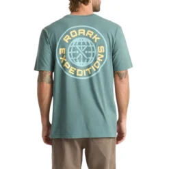 Roark Shirts|Swimwear<Men's Goin Global Premium Tee Slate Green