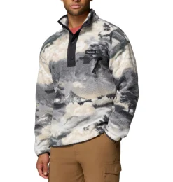 Columbia Shirts|Swimwear<Men's Helvetia II Half Snap Fleece Pullover Shark, Dreaming