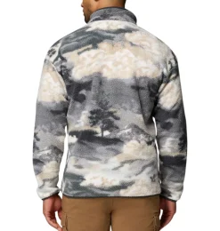 Columbia Shirts|Swimwear<Men's Helvetia II Half Snap Fleece Pullover Shark, Dreaming