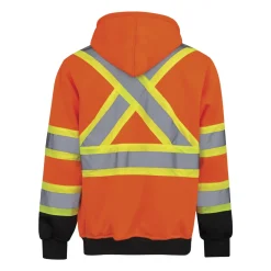 Nat's Safety Shoes|Work Outerwear<Men's High Visibility Hoodie Orange