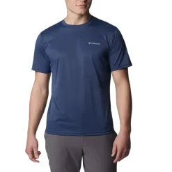 Columbia Shirts|Swimwear<Men's Hike Crew Short Sleeve T-Shirt Dark Mountain