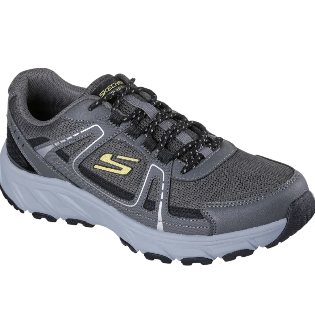 Skechers Casual Shoes|Sandals And Mules<Men's Hillcrest 2.0 - Sabbaday Falls Shoes Charcoal / Yellow