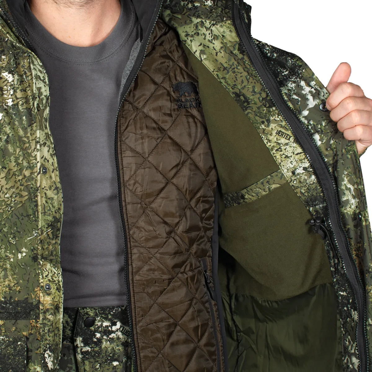 Black Bear Shirts And Sweaters|Vests And Accessories<Men's 3 in 1 Furtif 3.0 Hunting Jacket Camo