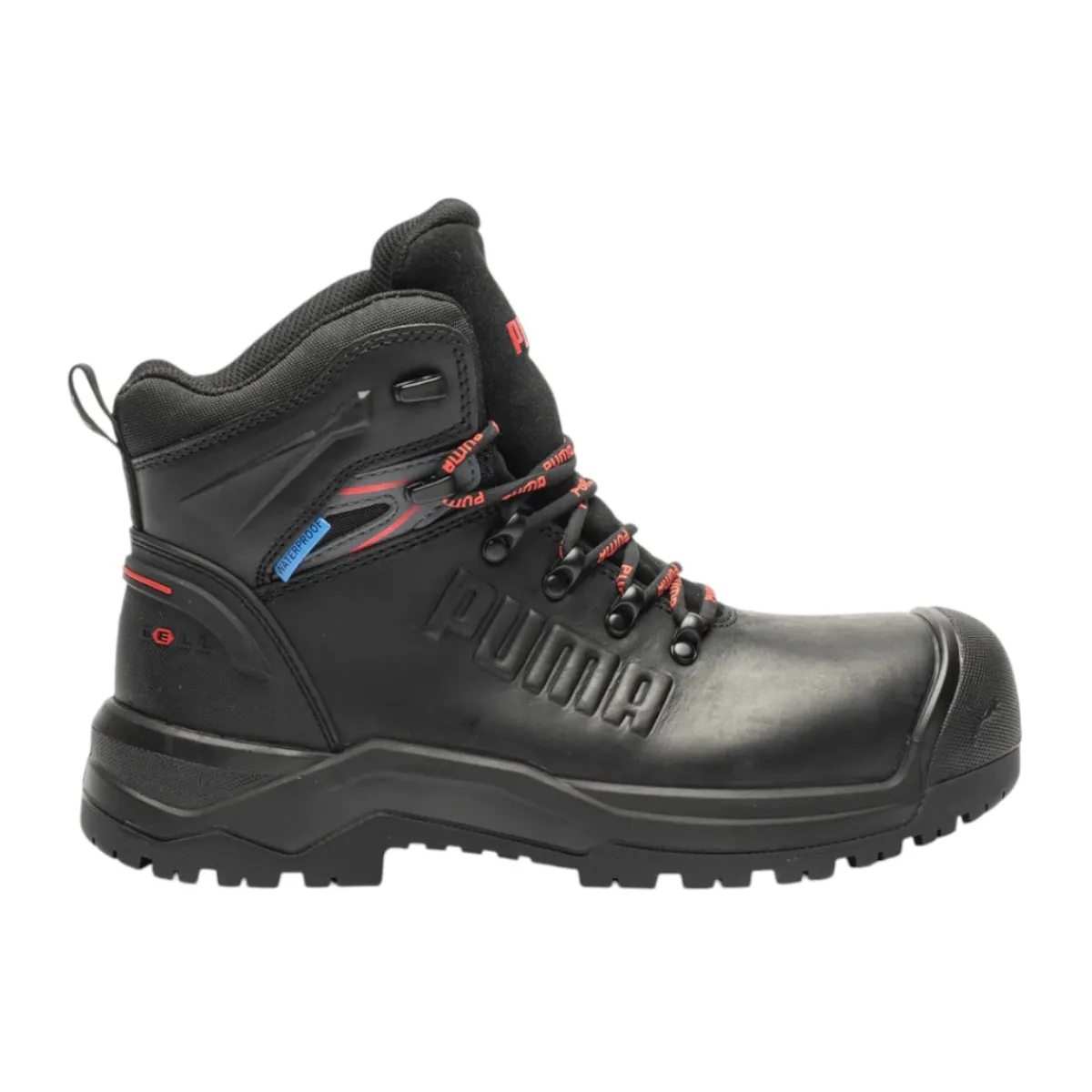 Puma Safety Shoes|Work Outerwear<Men's Iron Work Boots with Composite Toecap Black
