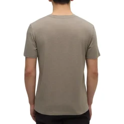 Tentree Shirts|Swimwear<Men's Juniper Cork Patch T-Shirt Clay Heather Cork Patch