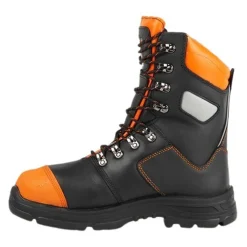 STC Casual Shoes|Sandals And Mules<Men's Lumberjack Chainsaw Safety Work Boots Black/Orange