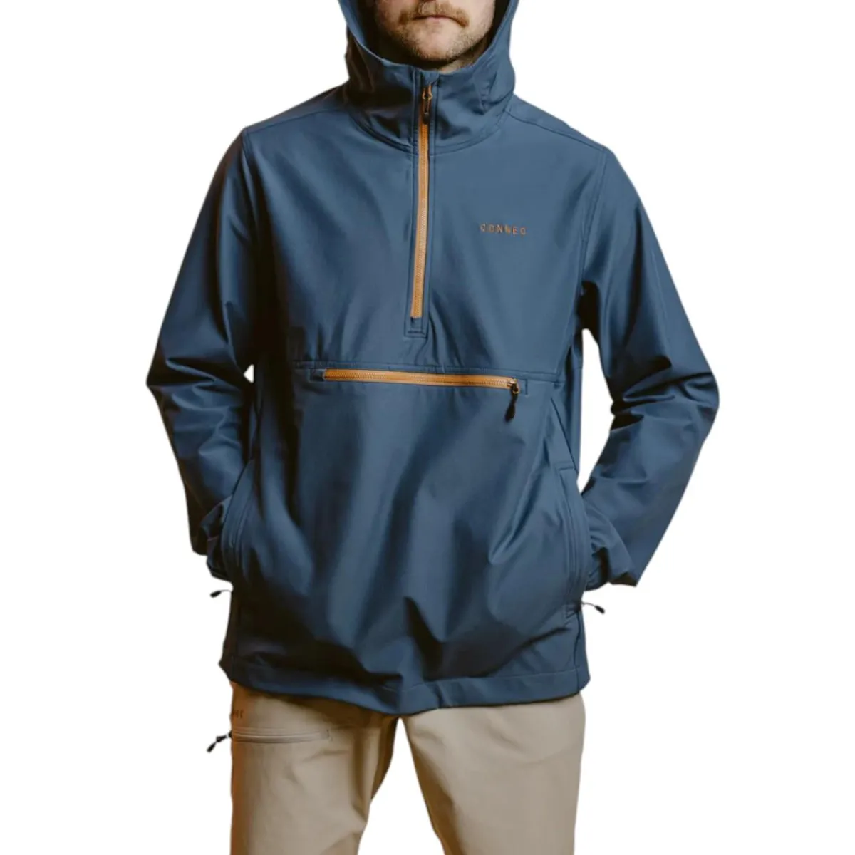 Connec Outdoors Waders And Wading Boots|Fishing Shirts And T-Shirts<Men's Manik II Anorak Steel Blue
