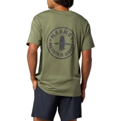 Marmot Shirts|Swimwear<Men's Mountain Works Circle Critter Short-Sleeve T-Shirt