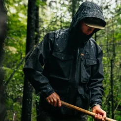 Hooké Waders And Wading Boots|Fishing Shirts And T-Shirts<Men's Matapedia Hardshell Jacket Black