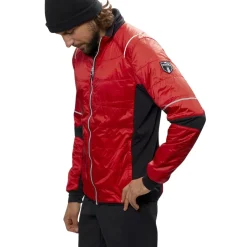 Swix Insulated Jackets|Windbreaker Jackets<Men's Mayen Quilted Jacket Fire red
