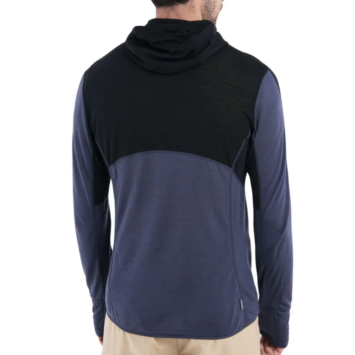 Icebreaker Shirts|Swimwear<Men's Merino Blend 200 Realfleece™ Descender Long Sleeve Zip Hoodie Black / Graphite / CB