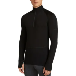 Icebreaker Boxers And Panties|Socks<Men's Merino Blend 200 ZoneKnit Long Sleeve Half Zip Thermal Top